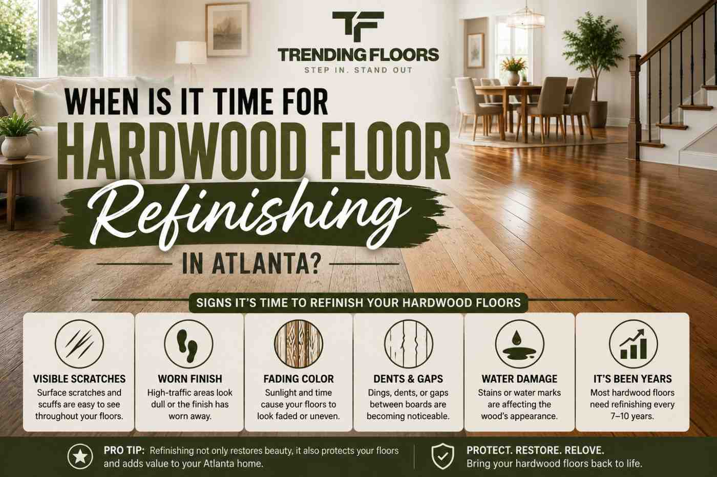 Hardwood Floor Refinishing in Atlanta