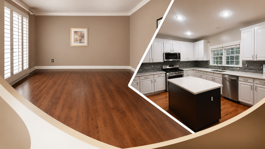 Top Interior Painting Services Atlanta for Stunning Home Makeover 3 Interior painting services Atlanta home makeover before and after transformation by Trending Floors