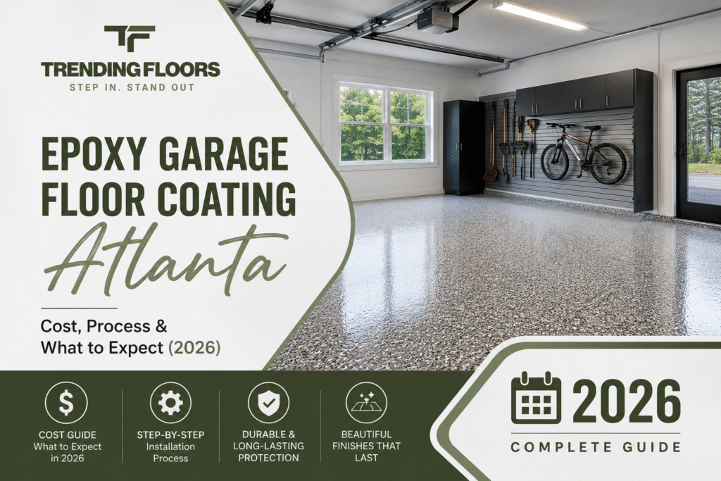 Epoxy Garage Floor Coating Atlanta: Cost, Process & What to Expect (2026) 1 Epoxy Garage Floor Atlanta: Cost, Process & What to Expect 2026
