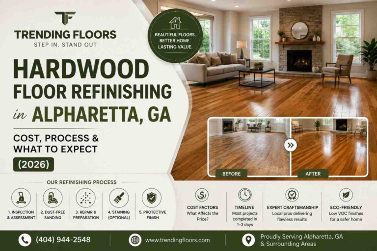 Hardwood Floor Refinishing in Alpharetta GA