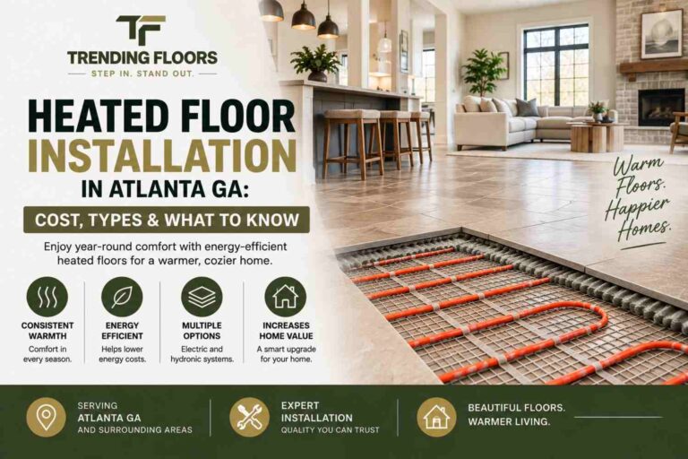 Heated Floor Installation in Atlanta GA