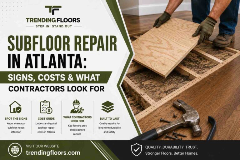 Subfloor Repair in Atlanta